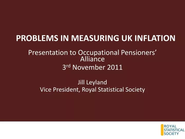 problems in measuring uk inflation
