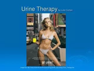 Urine Therapy by Luke Cichon