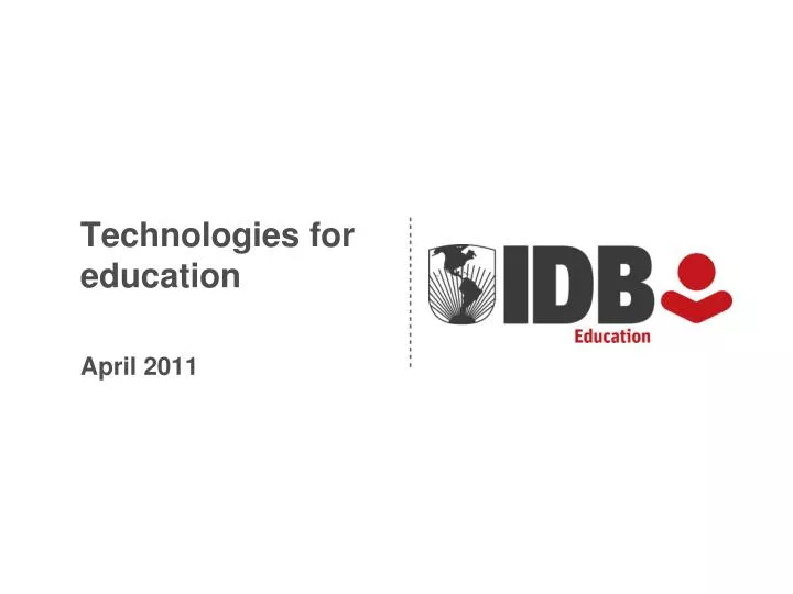 technologies for education april 2011