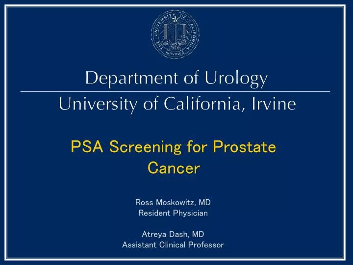 psa screening for prostate cancer