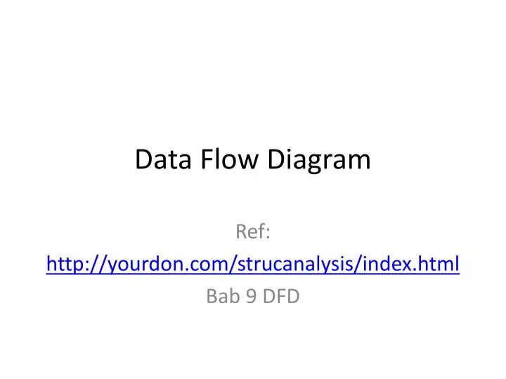 data flow diagram