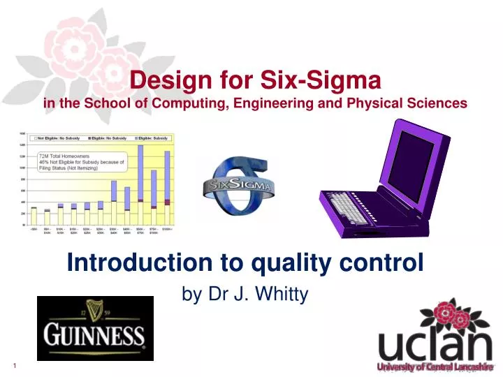 design for six sigma in the school of computing engineering and physical sciences