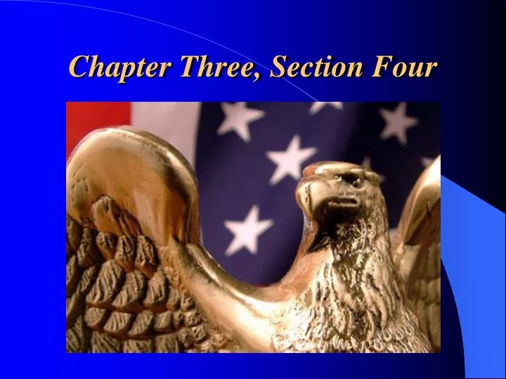 chapter three section four