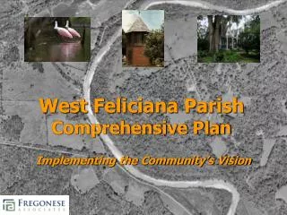 West Feliciana Parish Comprehensive Plan
