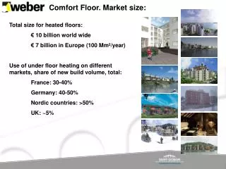Comfort Floor. Market size: