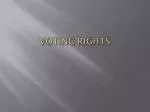 The Evolution of Voting Rights in the U.S.: Key Constitutional Amendments - slide 1
