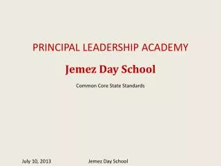 July 10, 2013		Jemez Day School