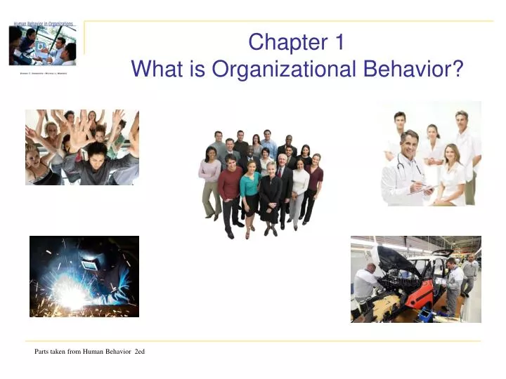 chapter 1 what is organizational behavior