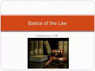 Basics of the Law