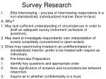 Survey Research - slide 1