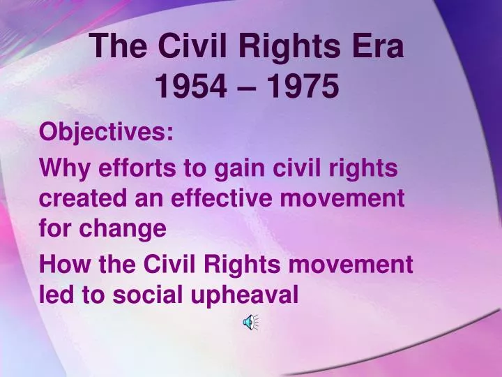 the civil rights era 1954 1975