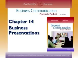 Chapter 14 Business Presentations