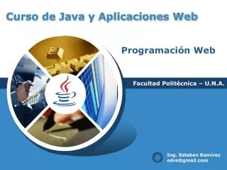 curso de java y aplicaciones web