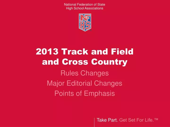 2013 track and field and cross country