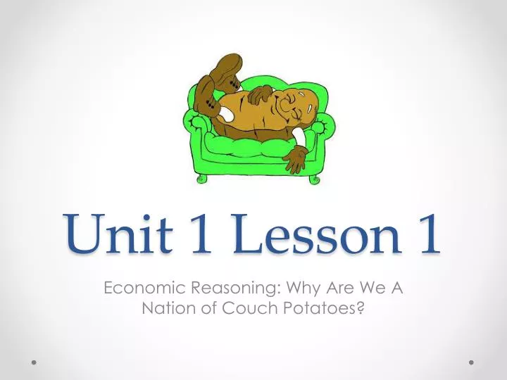 unit 1 lesson 1