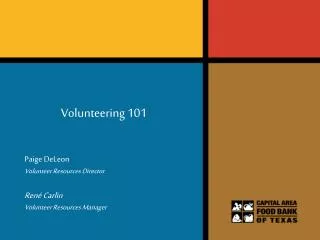 Volunteering 101