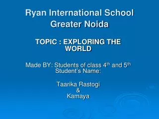 Ryan International School Greater Noida