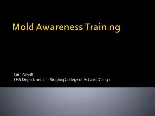 Mold Awareness Training