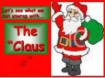 The “Clause” - slide 1
