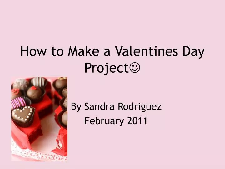 how to make a valentines day project