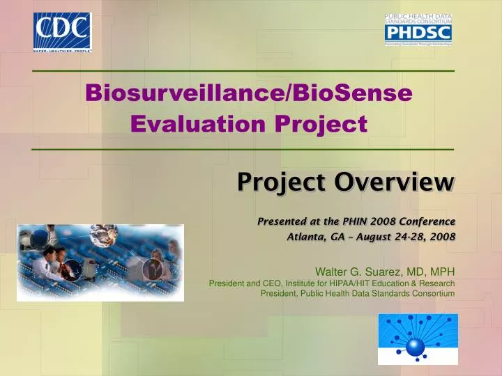 biosurveillance biosense evaluation project