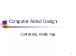 Computer Aided Design - slide 1