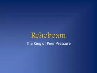 Rehoboam