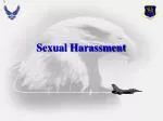 Sexual Harassment - slide 1