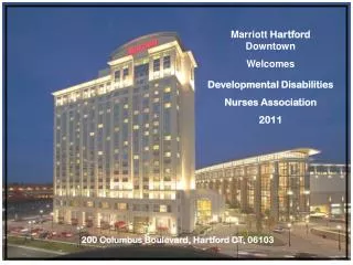 Marriott Hartford Downtown Welcomes