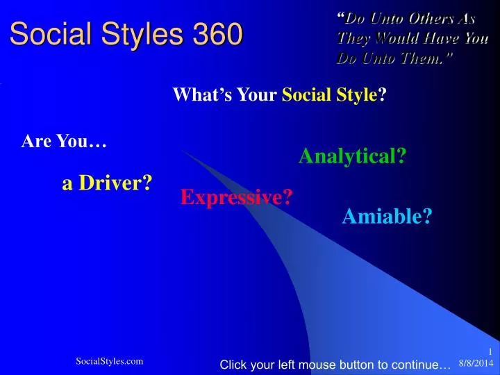 social styles 360