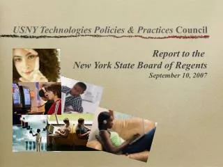 USNY Technologies Policies &amp; Practices Council