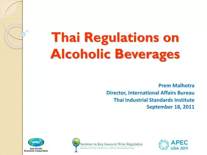 thai regulations on alcoholic beverages