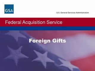 Foreign Gifts