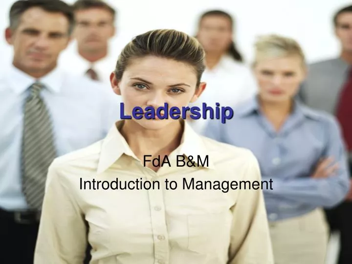 fda b m introduction to management