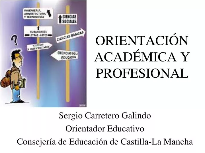 orientaci n acad mica y profesional