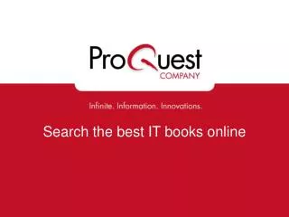 Search the best IT books online