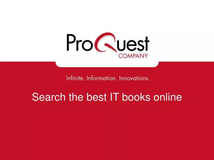 search the best it books online