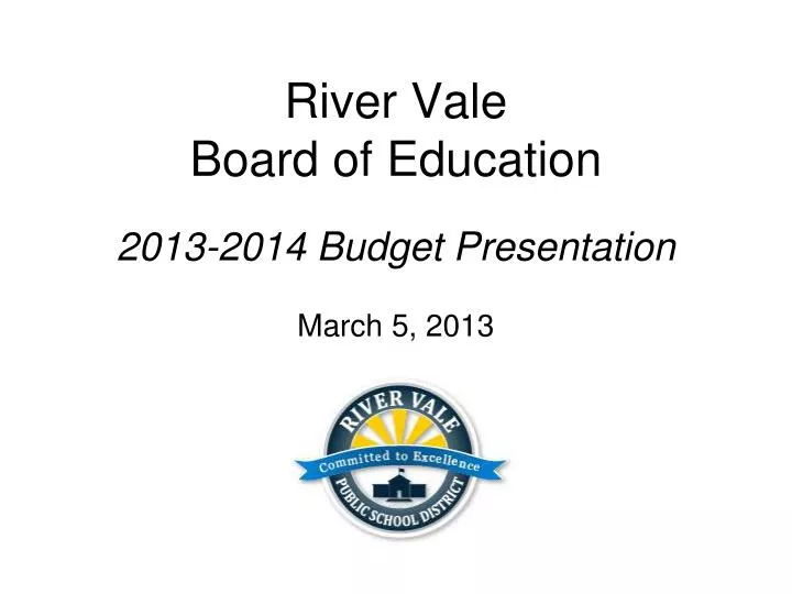 river vale board of education