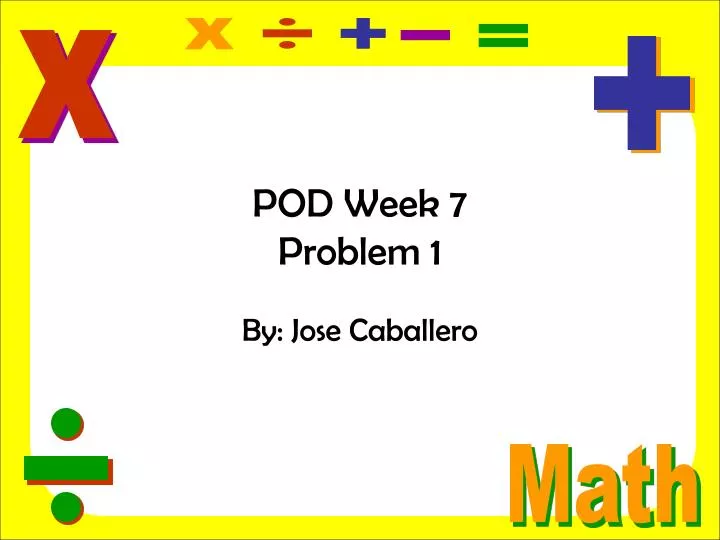 pod week 7 problem 1