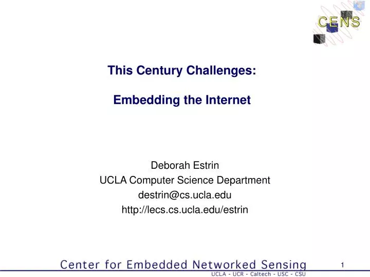 this century challenges embedding the internet