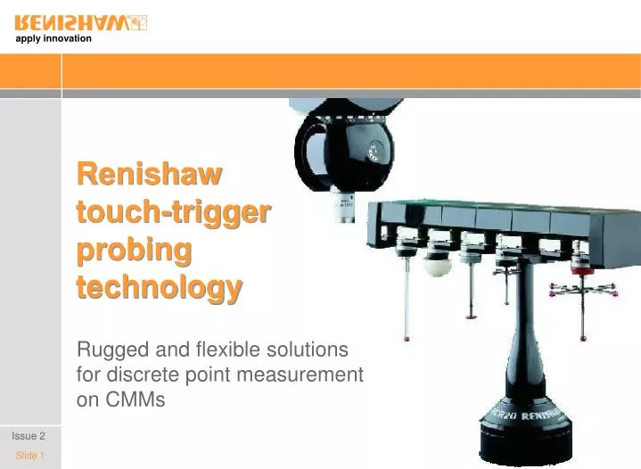renishaw touch trigger probing technology