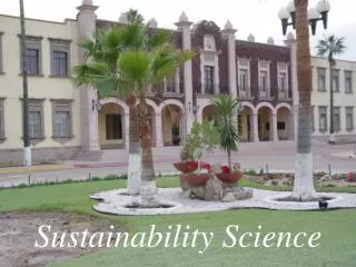 Sustainability Science