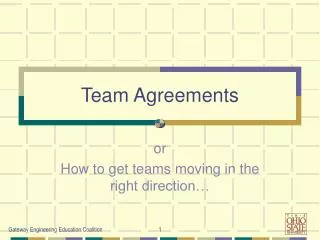 Team Agreements