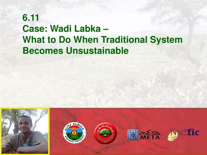 6 11 case wadi labka what to do when traditional system becomes unsustainable