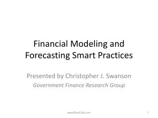 Financial Modeling and Forecasting Smart Practices