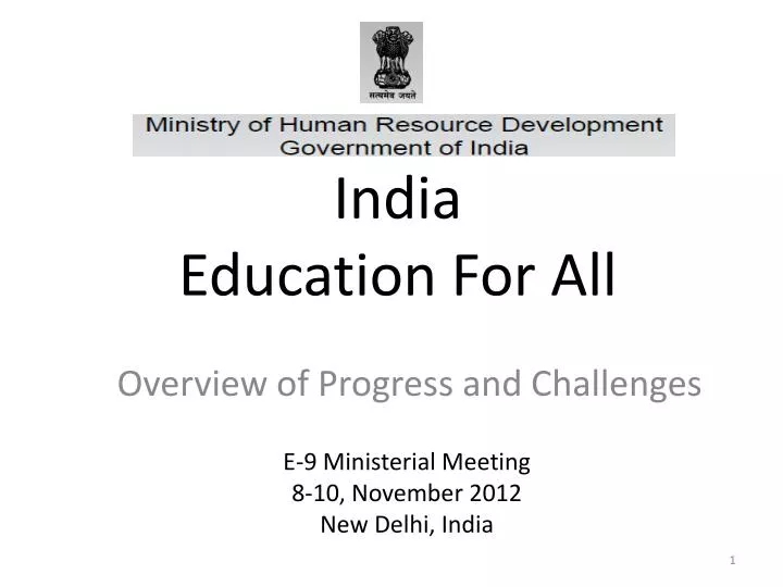 india education for all