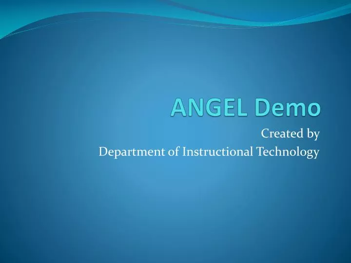 angel demo