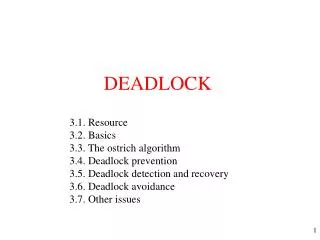 DEADLOCK