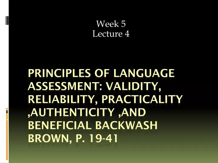 week 5 lecture 4