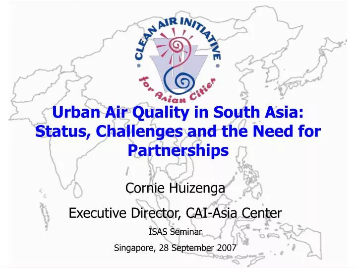 urban air quality in south asia status challenges and the need for partnerships